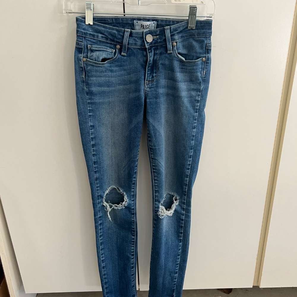 PAIGE DENIM VERDUGO ANKLE- Women's Size 24 - Picture 6 of 10